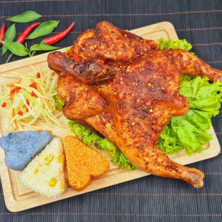 GÀ TA NƯỚNG MUỐI ỚT