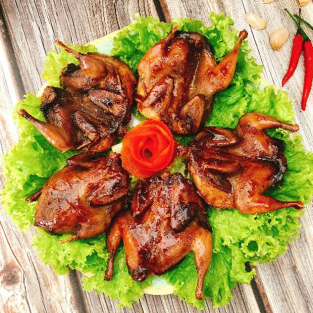CHIM CU ĐẤT NƯỚNG MỌI